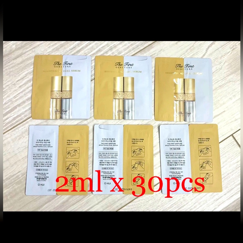 [OHUI] The First Geniture Brightening Dual Serum samples 2mlx30 pc (60ml)